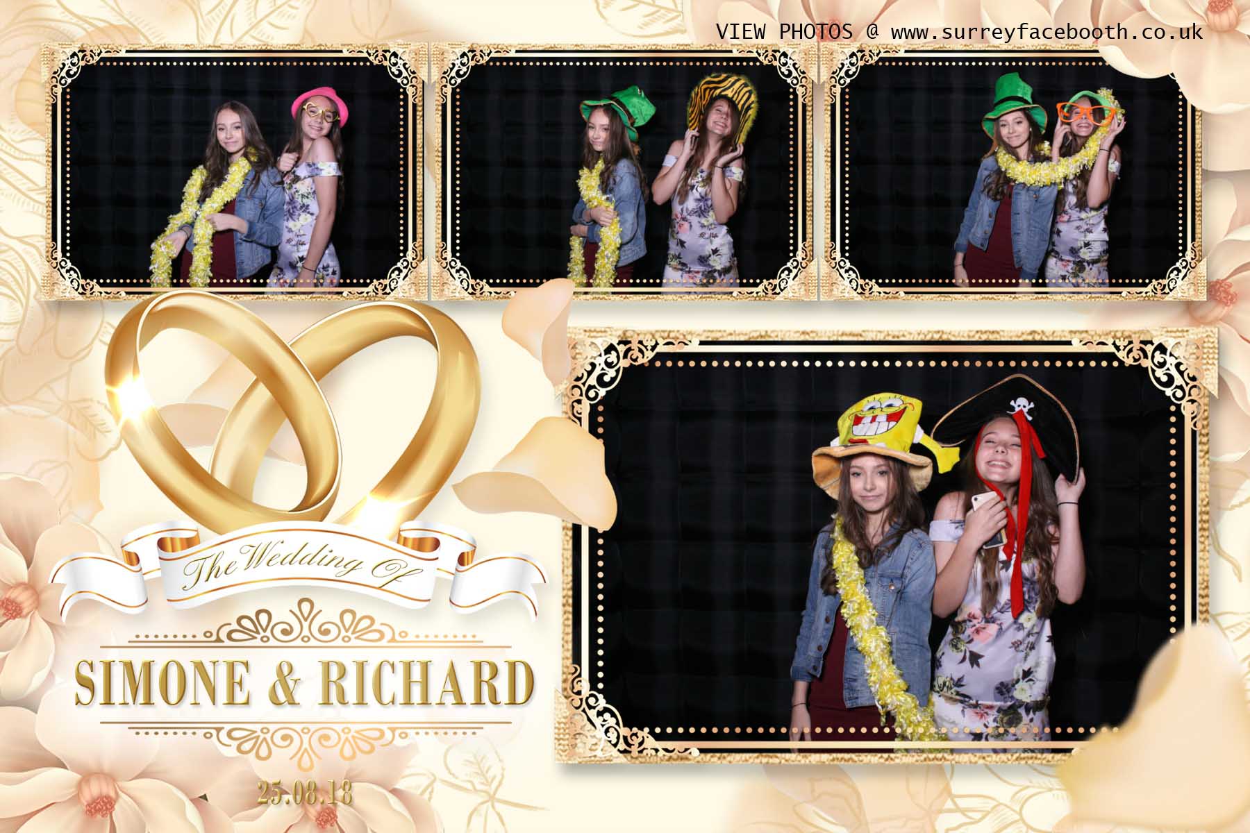 Richard & Simones Wedding | View more photos from the event at galleries.surreyfacebooth.co.uk/u/Surrey-FaceBooth/Richard-Simones-Wedding